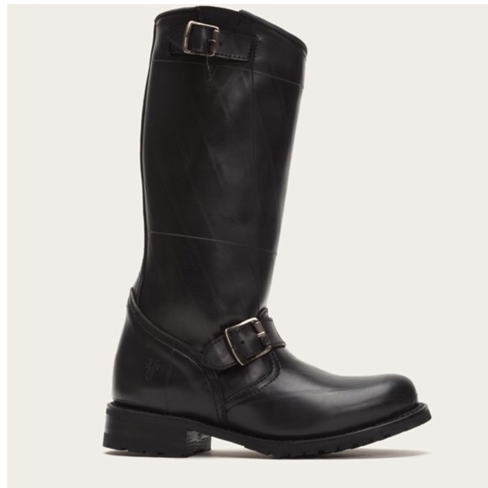 New Frye Engineer Shearling Tall Boot Women's